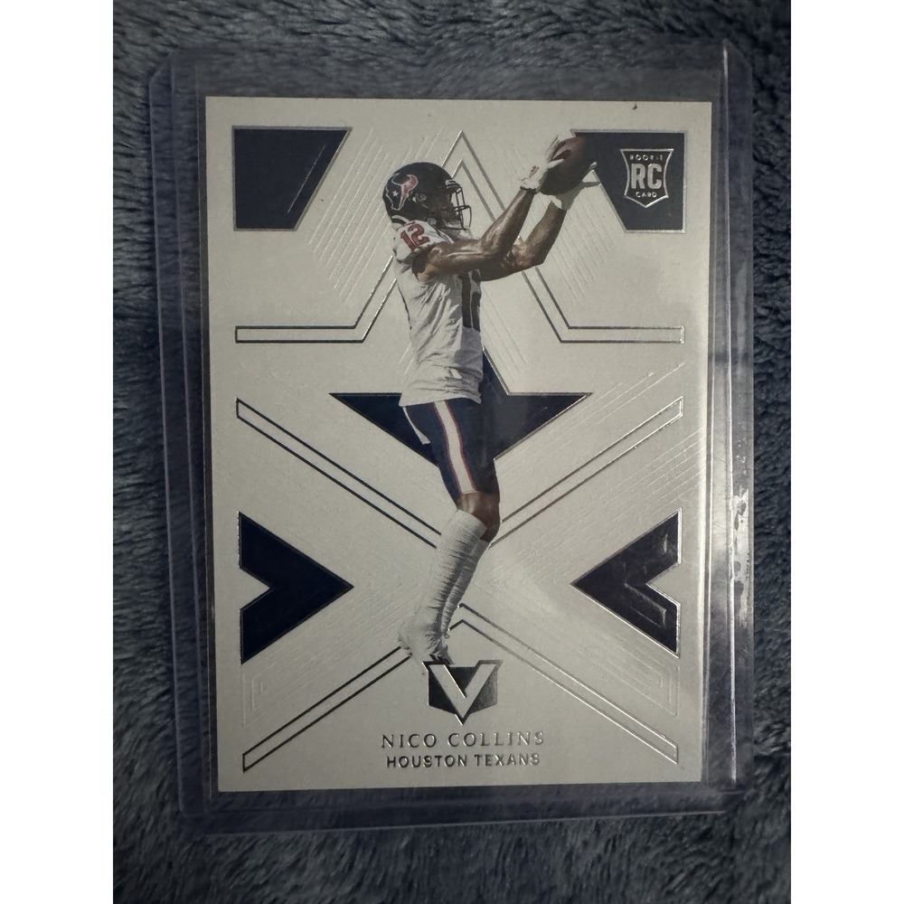 2021 Panini Chronicles Vertex #V-18 Nico Collins (RC) Michigan Wolverines Texans